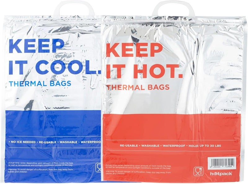 Hotpack حقيبة حرارية هوت باك مع مقبض - مجموعة 10 قطع، 41 سم × 49 سم - Image 1